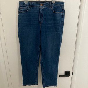 Ann Taylor The High Rise Straight Curvy Fit Jeans